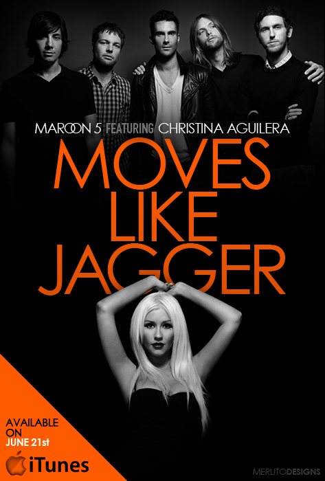 maroon 5 moves like jagger ft christina